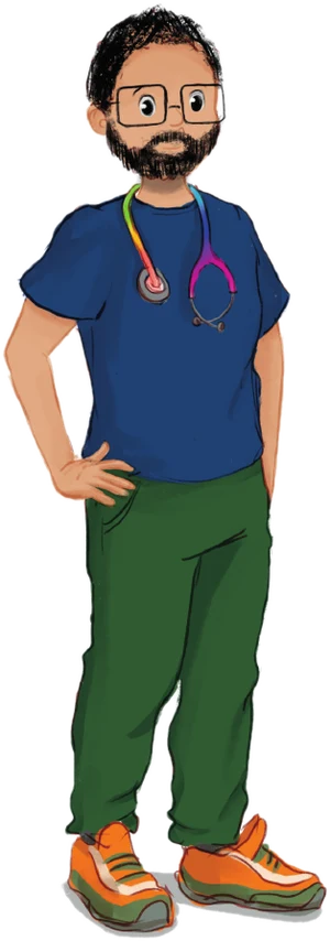Vitor als Illustration aus den Büchern